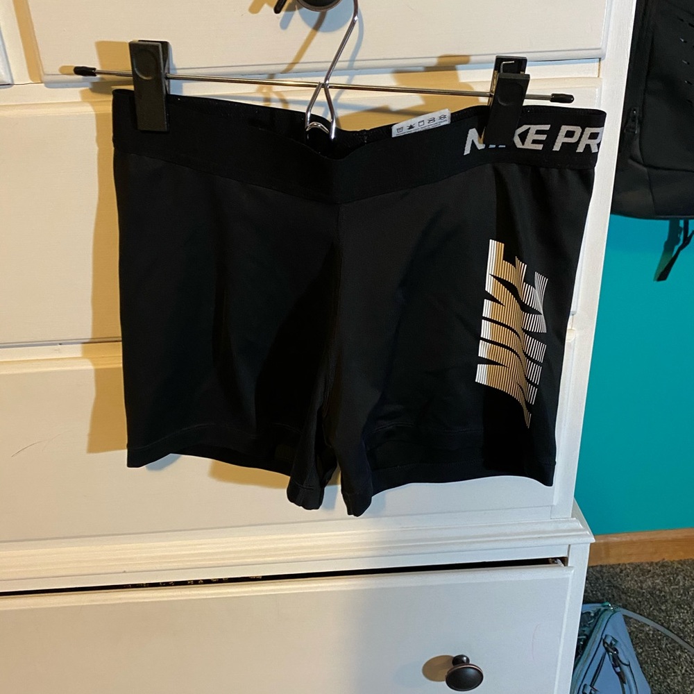 nike pro black spandex